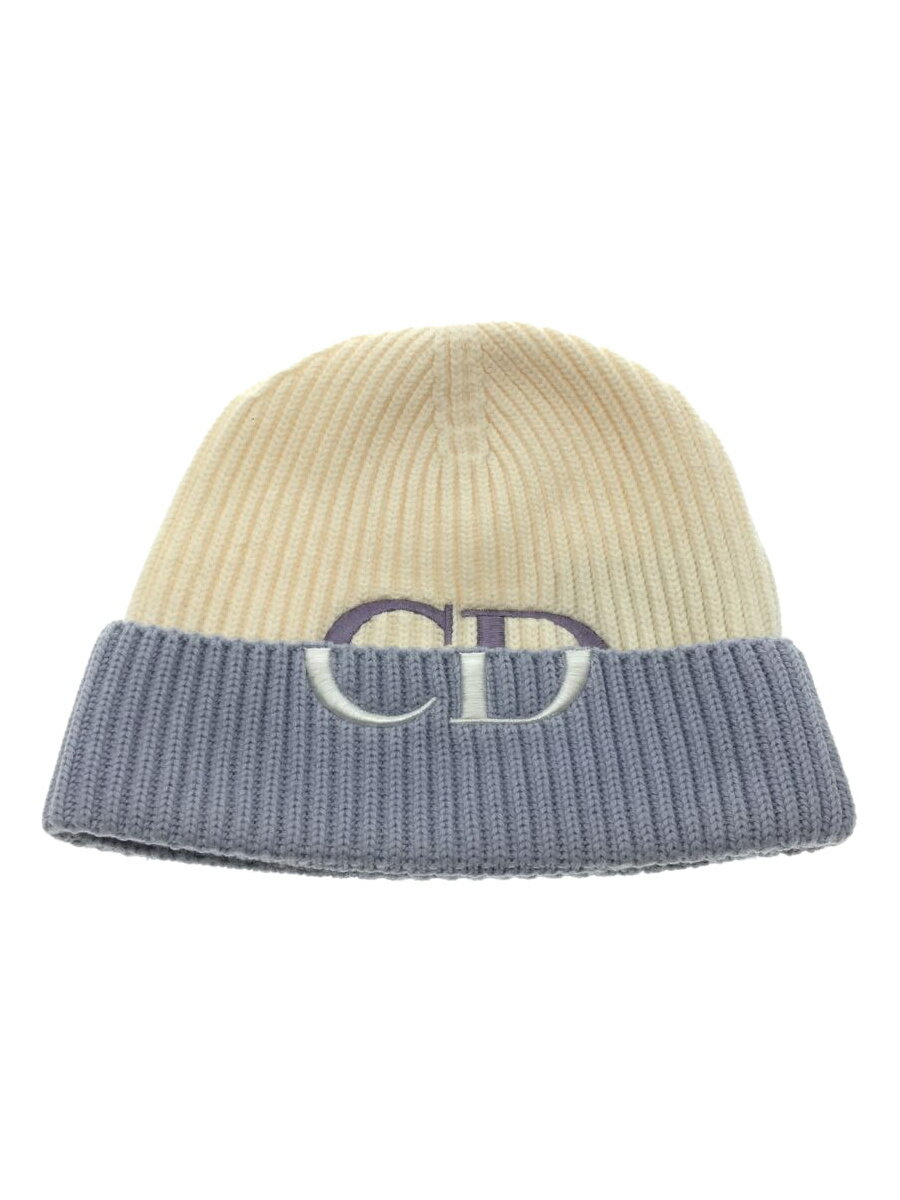 【中古】Dior HOMME◆Beanie Two-tone Embroid