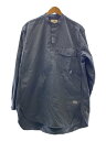 【中古】snow peak◆長袖シャツ/M/コットン/GRY/SH-23SU102//【メンズウェア】(4)