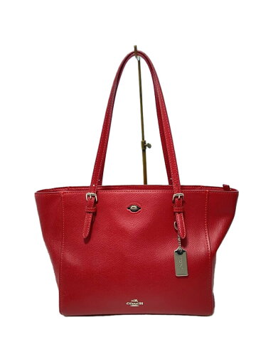 【中古】COACH◆ハンドバッグ/レザー/レッド/36455【バッグ】 【中古】COACH◆ハンドバッグ/レザー/レッド/36455【バッグ】