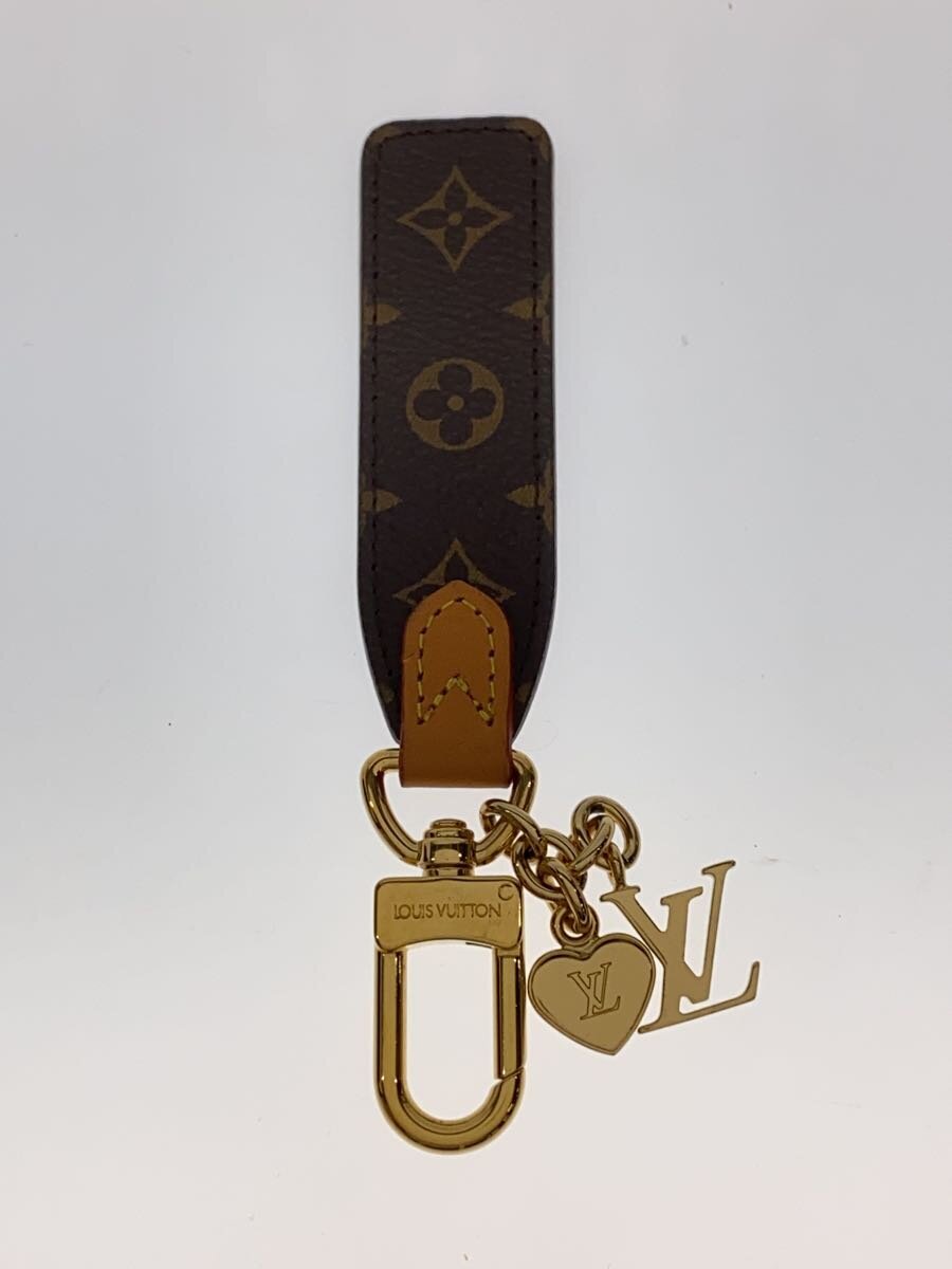 【中古】LOUIS VUITTON◆キーホルダー・LVチェリシュド モノグラム/レザー/BRW/モノグラム/レディース/M01184【服飾雑貨他】