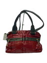 【中古】SEE BY CHLOE◆ハンドバッグ/ミニボストン/レザー/RED/01-08-92【バッグ】
