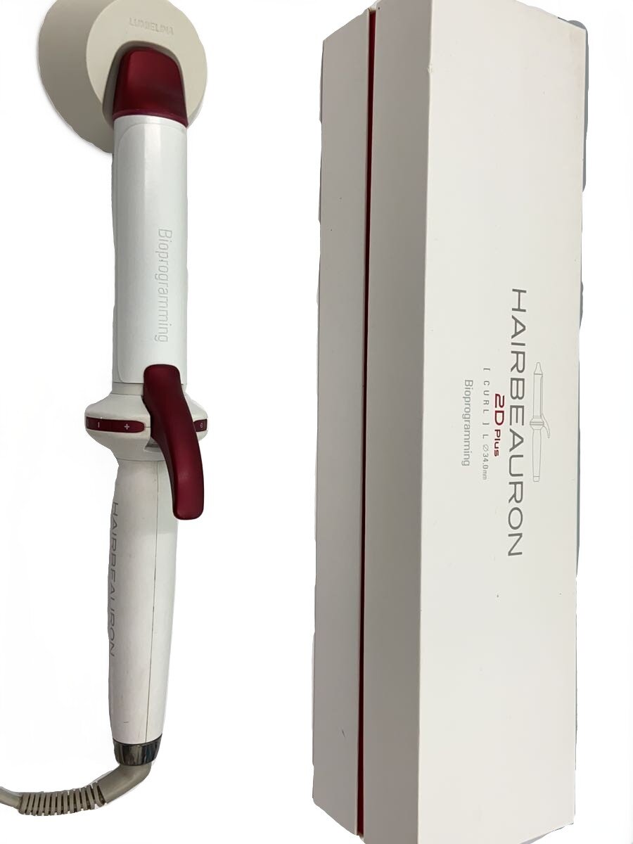 【中古】LUMIELINA◆ドライヤー・ヘアアイロン HAIRBEAURON 2D Plus HBRCL2D-GL-JP【家電・ビジュアル・..