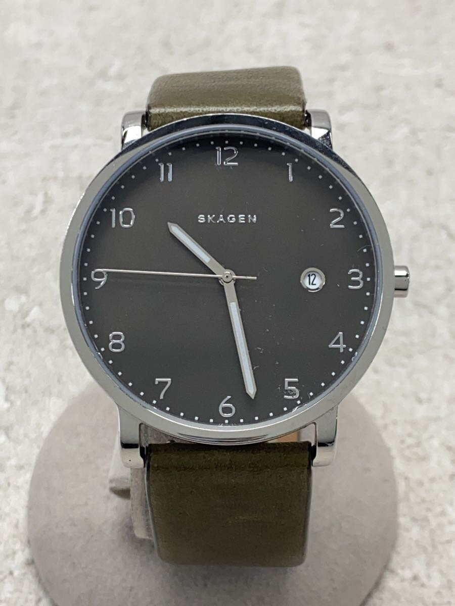 【中古】SKAGEN◆クォーツ腕時計/アナログ/KHK/SKW6306【服飾雑貨他】