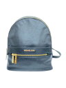 【中古】MICHAEL KORS◆リュック/バックパック/レザーバッグ/レザー/BLK/無地/35SOGY9B2L【バッグ】