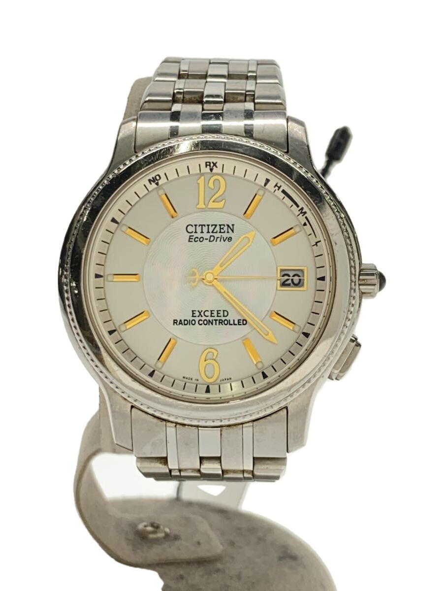 【中古】CITIZEN◆ソーラー腕時計/アナログ/--/SLV/H410-T007716【服飾雑貨他】