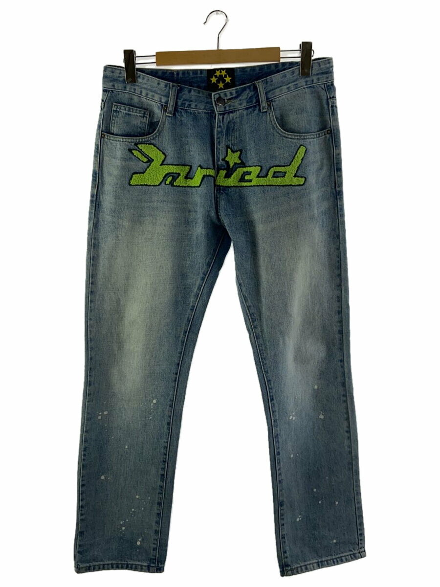 【中古】MAISON EMERALD◆ボトム/L/デニム/インディゴ//【メンズウェア】