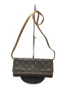 【中古】LOUIS VUITTON◆ポシェット・ツインGM_モノグラム_BRW/PVC/BRW【バッグ】(4)
