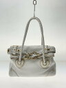 【中古】russet◆ハンドバッグ/レザー/WHT【バッグ】(4)