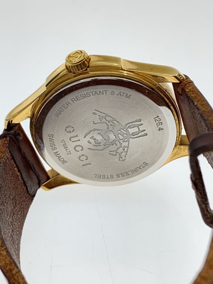 2nd STREET 楽天市場店の【中古】GUCCI◆クォーツ腕時計/アナログ/126.4/? NULL ?【服飾雑貨他】｜アングル3