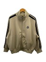【中古】9090◆N Logo Simple Track Jacket/ジャージ/L/ポリエステル/CRM/無地/NN1407【メンズウェア】