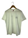 【中古】Supreme◆crest tee/Tシャツ/M/コットン/WHT/プリント【メンズウェア】(4)