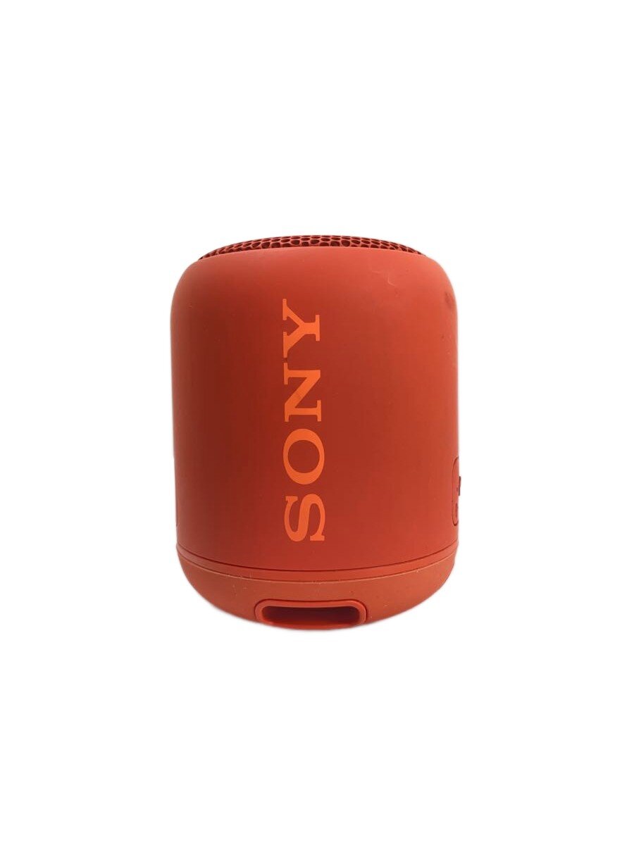 【中古】SONY◆Bluetoothスピーカー SRS-XB12 (R) [レッド]【家電・ビジュアル・オーディオ】
