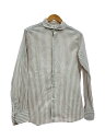 【中古】EDIFICE◆長袖シャツ/--/コットン/WHT/ストライプ/20-050-300-1004-1-0【メンズウェア】
