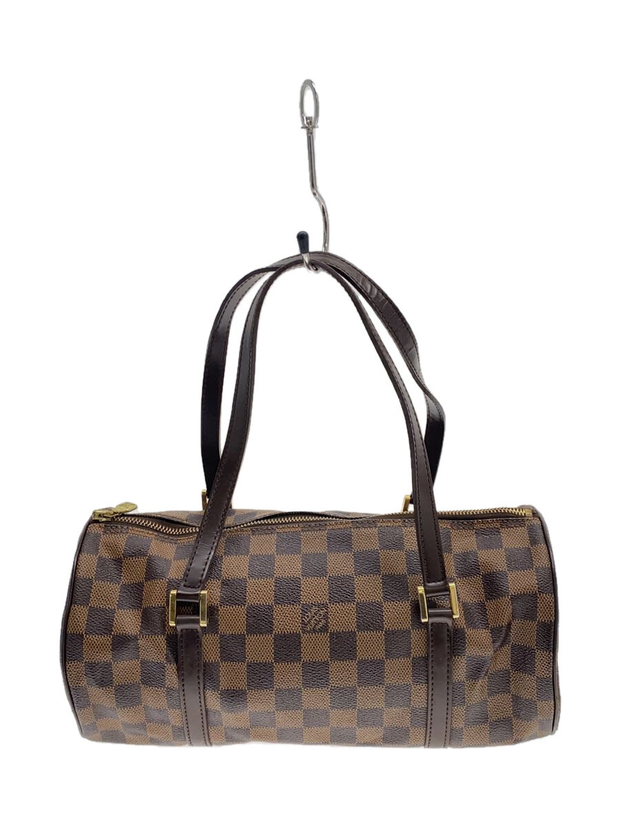 Boston Bags - 【中古】LOUIS VUITTON◆1)パピヨン30_ダミエ・エベヌ_BRW/PVC/BRW/総柄【バッグ】