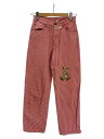 【中古】PINK HOUSE◆ボトム/L/コットン/RED/ストライプ/p019jfp04【レディースウェア】