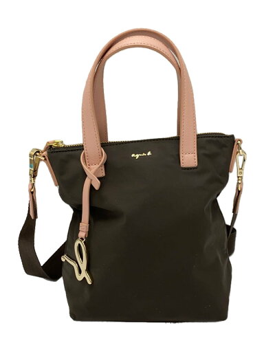 【中古】agnes b.◆ショルダーバッグ/ナイロン/KHK/1S11LZ-06【バッグ】 【中古】agnes b.◆ショルダーバッグ/ナイロン/KHK/1S11LZ-06【バッグ】