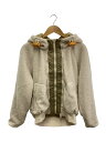 【中古】DIESEL◆フリースジャケット/XS/ポリエステル/WHT/無地/A04717【メンズウェア】(4)
