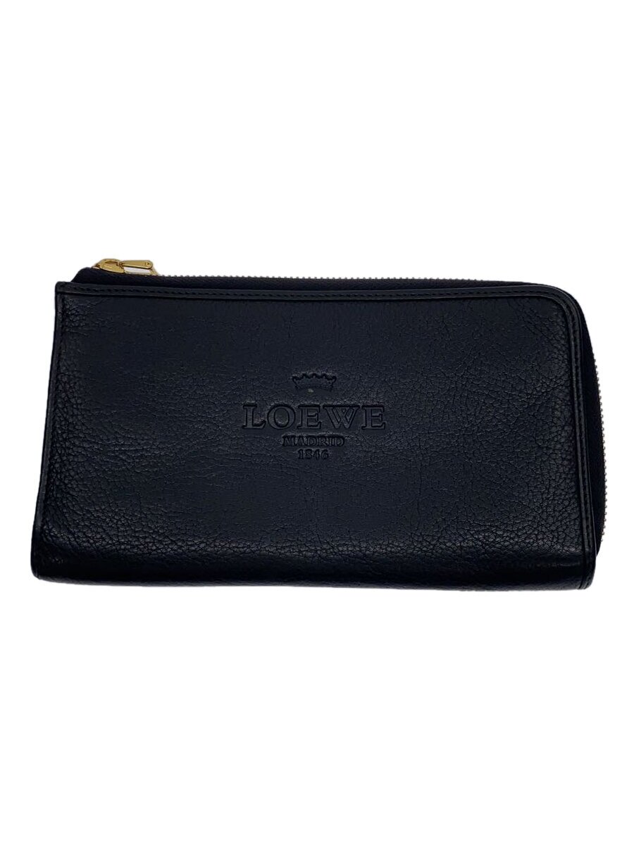 【中古】LOEWE◆ヘリテージ/ロゴ/長財布/レザー【服飾雑貨他】
