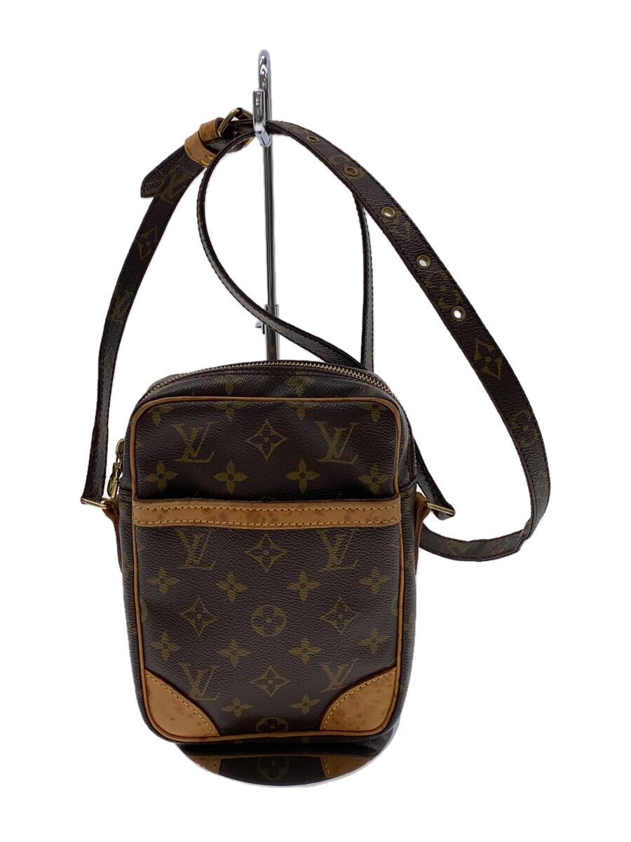 LOUIS VUITTON - 【中古】LOUIS VUITTON◆2)ダヌーブ_モノグラム・キャンバス_BRW/PVC/BRW//【バッグ】