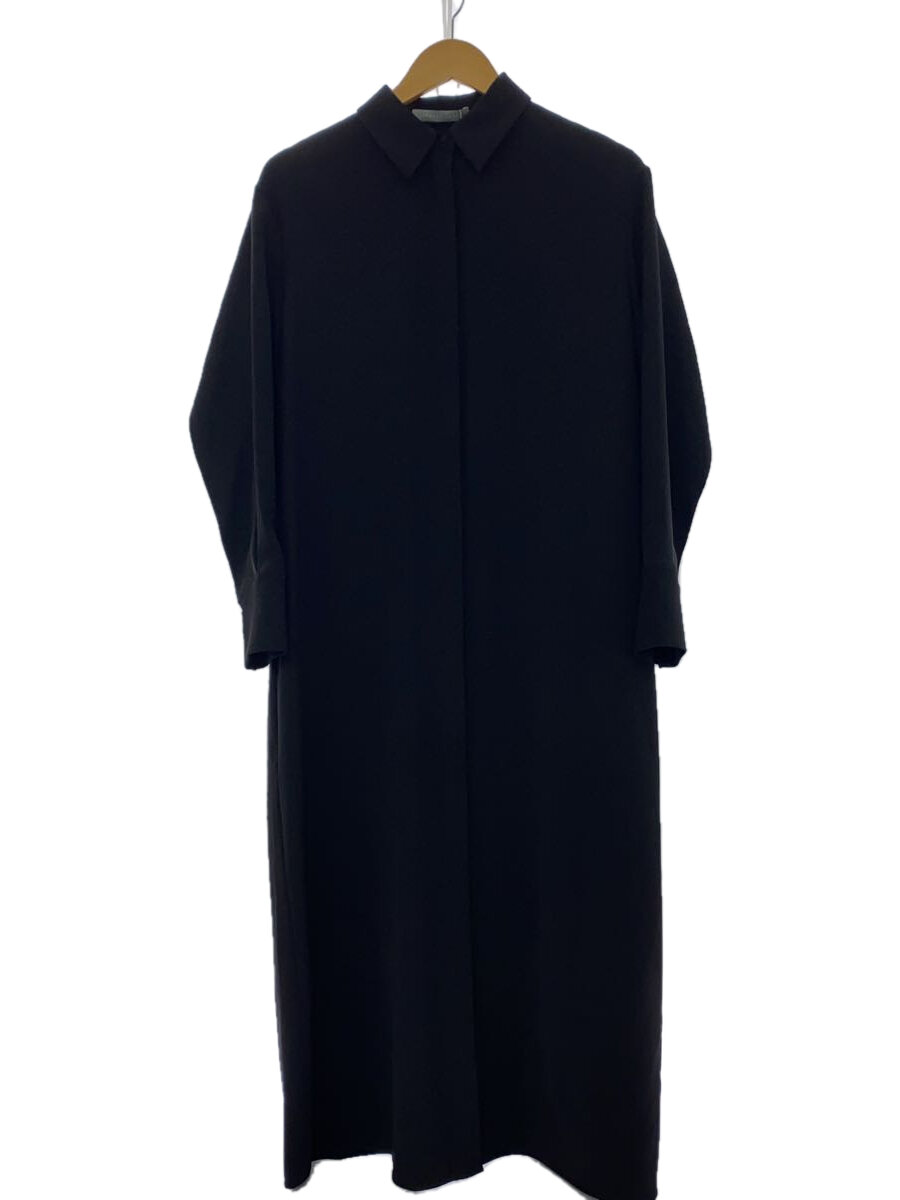 【中古】theory luxe◆長袖ワンピース/38/ポリエステル/BLK/無地/03-7205730-050-038【レディースウェア】