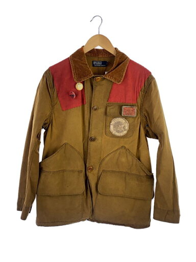 【中古】POLO RALPH LAUREN◆ハンティングジャケット/M/オイルドコットン/CML/無地//【メンズウェア】 【中古】POLO RALPH LAUREN◆ハンティングジャケット/M/オイルドコットン/CML/無地//【メンズウェア】