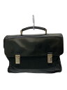 【中古】PRADA◆ブリーフケース/--/BLK/無地【バッグ】