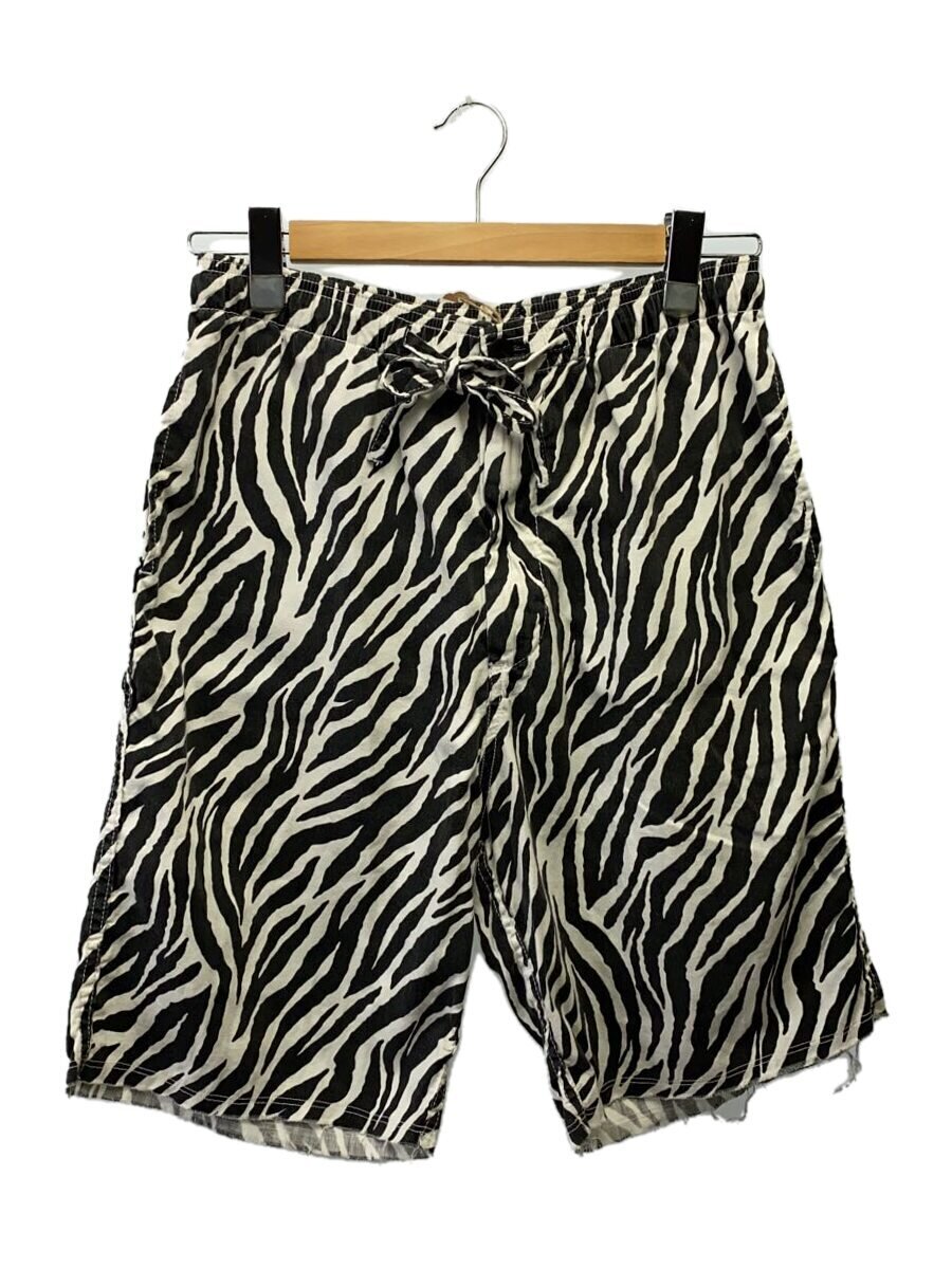 【中古】MINEDENIM◆Zeebra Denim Shurf Shorts/ショートパンツ/1/コットン/WHT【メンズウェア】