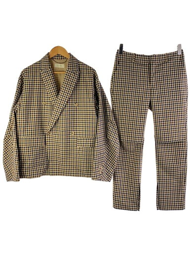 【中古】JieDa◆セットアップ/1/ウール/マルチカラー/チェック/ジエダ/DOUBLE TAILORED JACKET【メンズウェア】 【中古】JieDa◆セットアップ/1/ウール/マルチカラー/チェック/ジエダ/DOUBLE TAILORED JACKET【メンズウェア】