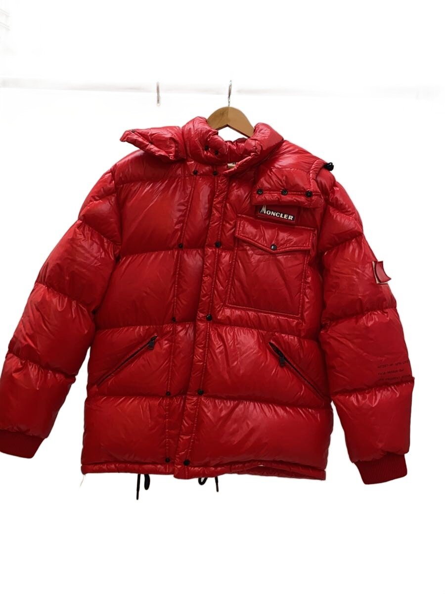 【中古】MONCLER◆ダウンジャケット/1/ナイロン/レッド/40308-50-68950【メンズウェア】の商品画像