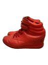 【中古】Reebok◆ハイカットスニーカー/23cm/RED【シューズ】