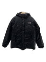 【中古】THE NORTH FACE◆ザノースフェイス/DOUBLE X ACONCAGUA/M/ナイロン/無地/ブラック【メンズウェア】
