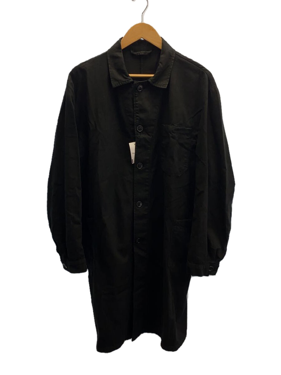 【中古】ブラック ユーロワークコート/コットン/ブラック【メンズウェア】