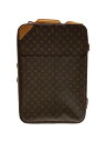 【中古】LOUIS VUITTON◆ペガス60_モノグラム・キャンバス_BRW/PVC/ブラウン【バッグ】
