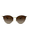 【中古】Ray-Ban◆サングラス/--/メタル/BRW/BRW/レデ...(4)