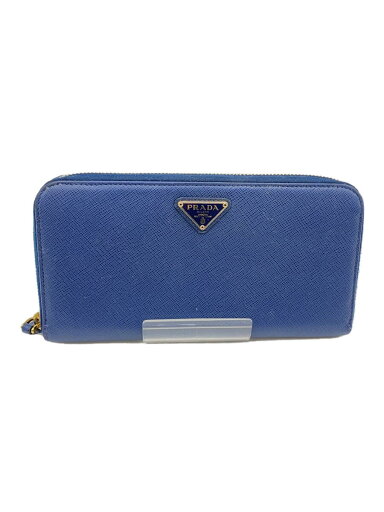 【中古】PRADA◆長財布/レザー/BLU/無地/メンズ【服飾雑貨他】 【中古】PRADA◆長財布/レザー/BLU/無地/メンズ【服飾雑貨他】