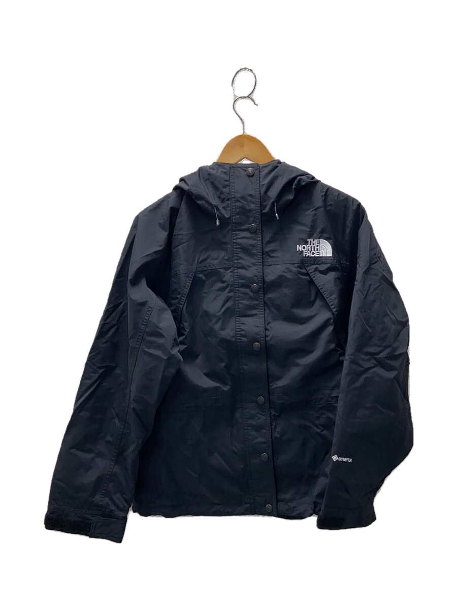 【中古】THE NORTH FACE◆MOUNTAIN LIGHT JACKET_マウンテンライトジャケット/L/ナイロン/BLK/無地【レディースウェア】