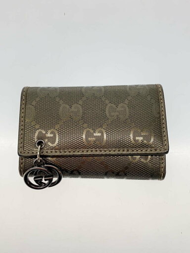 【中古】GUCCI◆キーケース_GGインプリメ/PVC/ゴールド/21211/6連【服飾雑貨他】 【中古】GUCCI◆キーケース_GGインプリメ/PVC/ゴールド/21211/6連【服飾雑貨他】