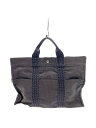 【中古】HERMES◆バッグ/--/GRY/無地【バッグ】