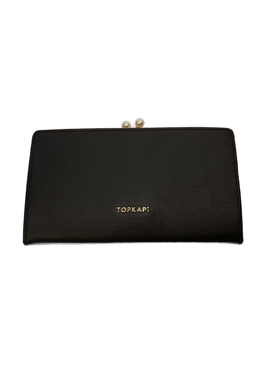 TOPKAPI◆長財布/レザー/BLK/レディース/511-14-60002-25-00