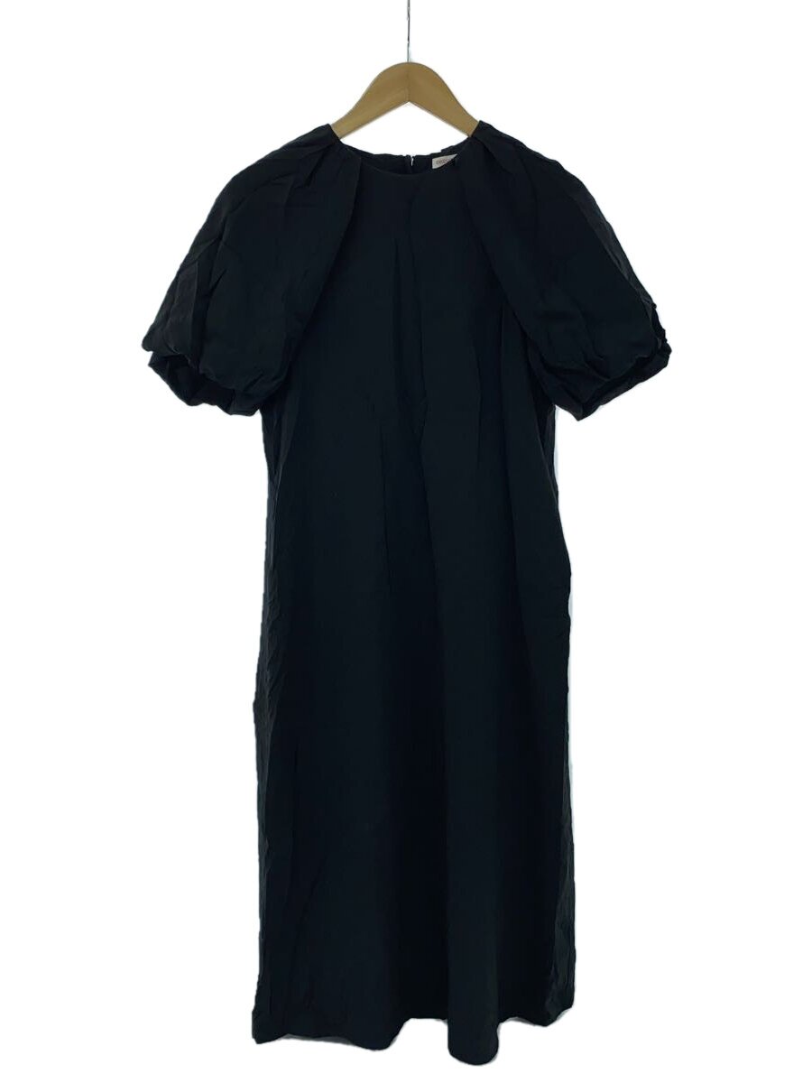 【中古】DRESSTERIOR◆半袖ワンピース/36/ポリエステル/BLK/085-58007【レディースウェア】