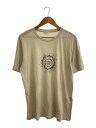 【中古】SAINT LAURENT◆プリントTシャツ/S/コットン/CRM/31TA 560390 YBBQ2 9671【メンズウェア】