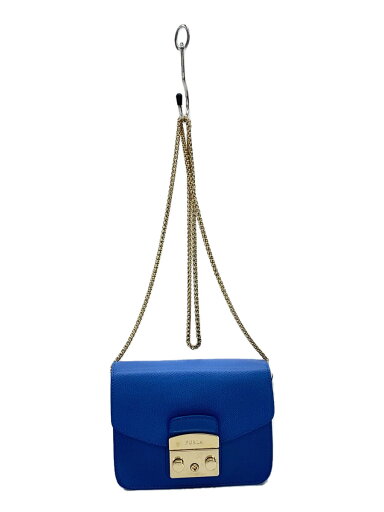 【中古】FURLA◆ショルダーバッグ/--/BLU【バッグ】 【中古】FURLA◆ショルダーバッグ/--/BLU【バッグ】