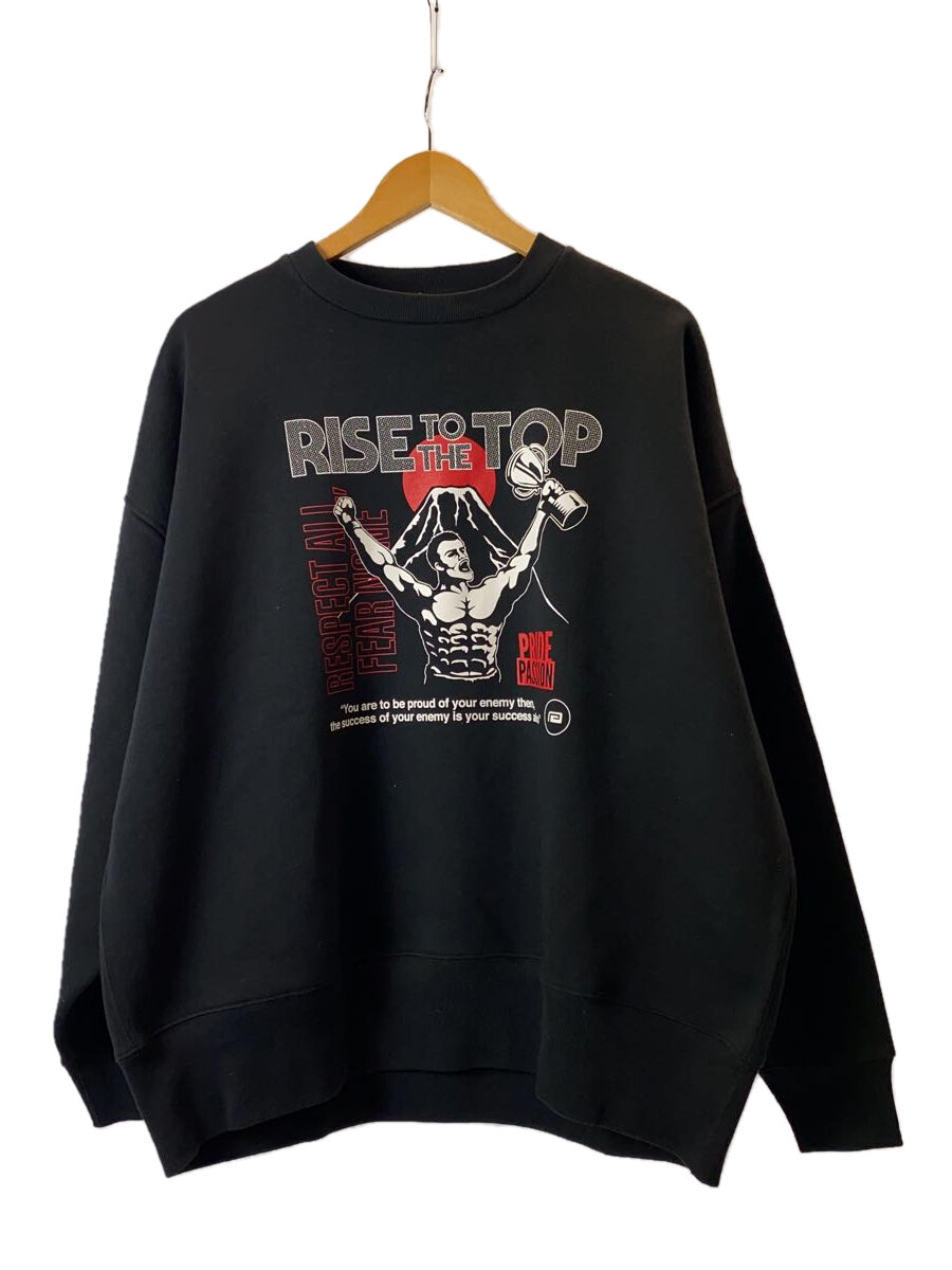 【中古】reversal◆スウェット/L/コットン/BLK/RV24AW206【メンズウェア】