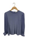 【中古】BALLSEY◆プリーツスリーブブラウス/36/ポリエステル/BLU/11-01-04-01205//【レディースウェア】