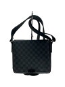 【中古】LOUIS VUITTON◆1)ディストリクトPM_ダミエ・グラフィット_BLK/PVC/BLK【バッグ】(4)