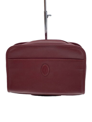 【中古】Cartier◆クラッチバッグ/レザー/BRD/無地/jun 24【バッグ】 【中古】Cartier◆クラッチバッグ/レザー/BRD/無地/jun 24【バッグ】