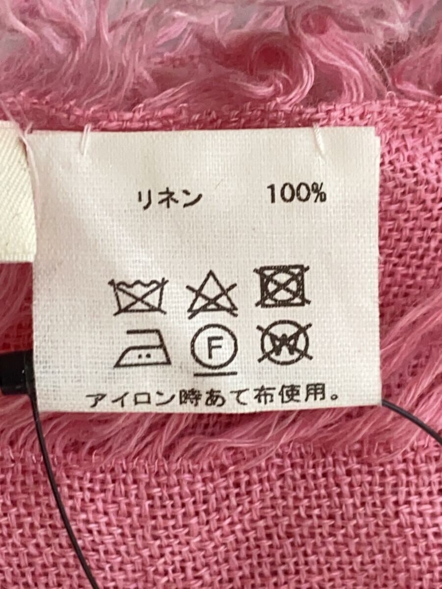 【中古】ASAUCE MELER◆リネン ガーゼ ストール/ピンク/レディース【服飾雑貨他】 3