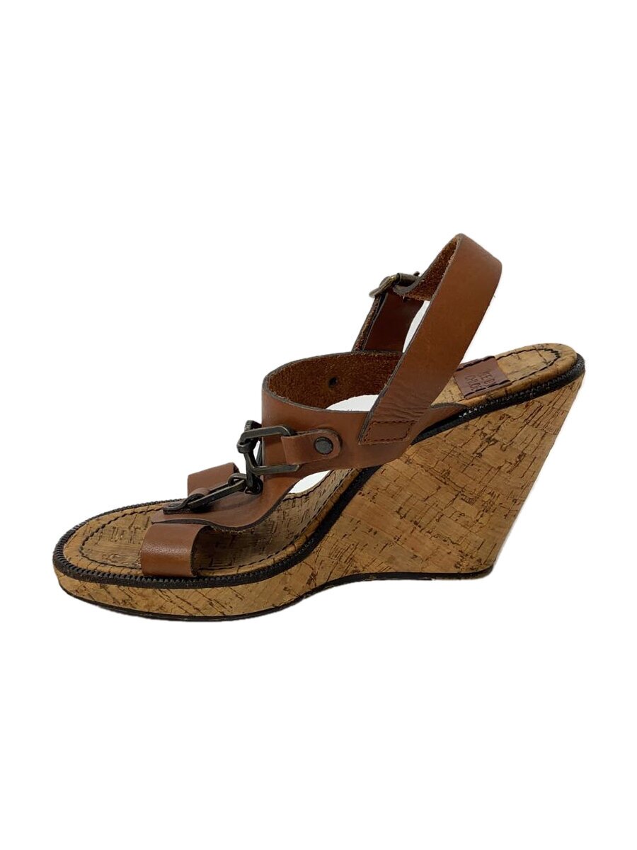 【中古】SEE BY CHLOE◆サンダル/S/BRW/レザー【シューズ】
