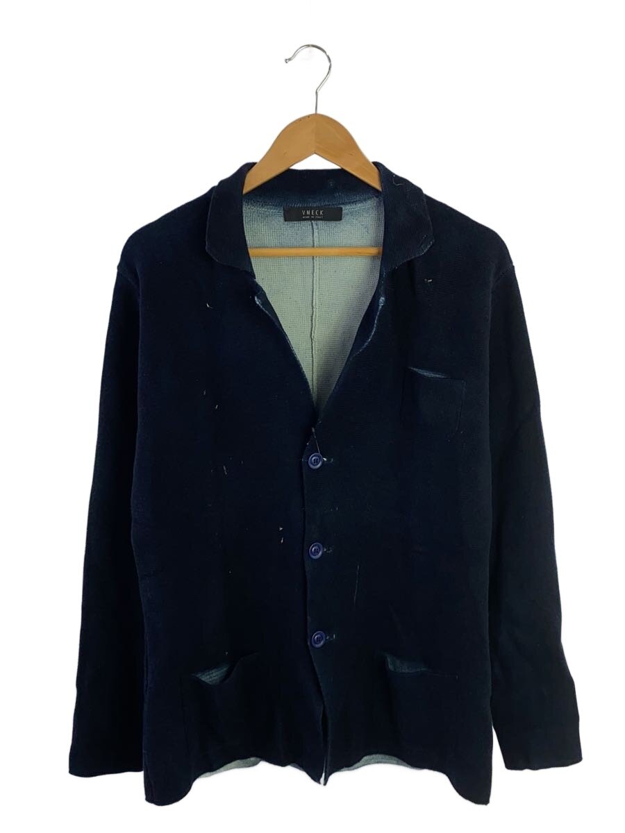 【中古】VNECK/テーラードジャケット/--/コットン/NVY【メンズウェア】