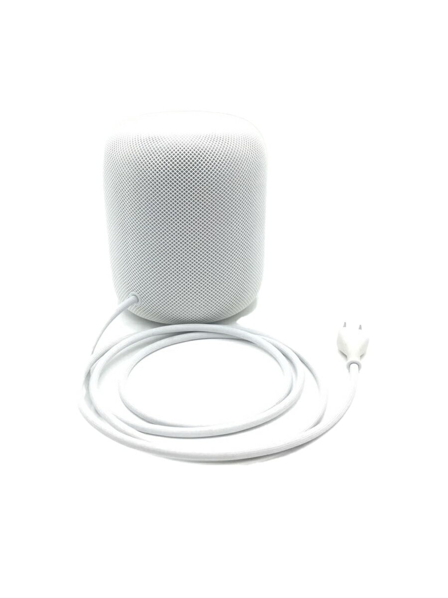 【中古】Apple◆Bluetoothスピーカー HomePod MQHV2J/A ホワイト 【家電 ビジュアル オーディオ】